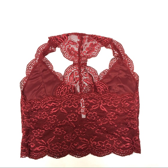 Always Indigo by Nordstrom cranberry bralette M - Picture 2 of 4